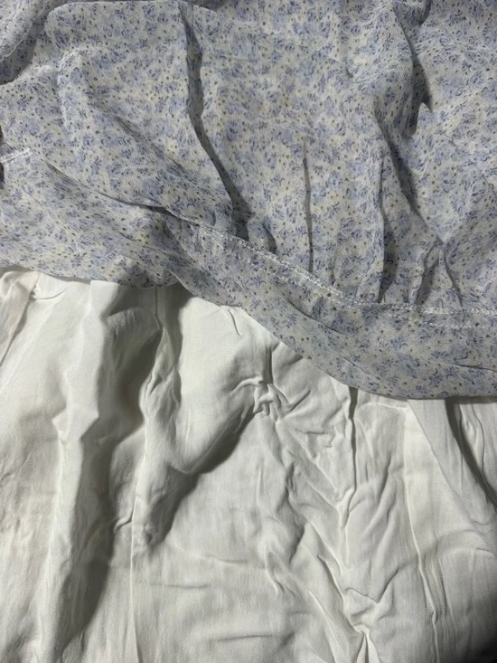 In Loom Smocked Tiered Maxi Dress – Size Large Boho Cottagecore Prairie Flowy - Picture 9 of 13